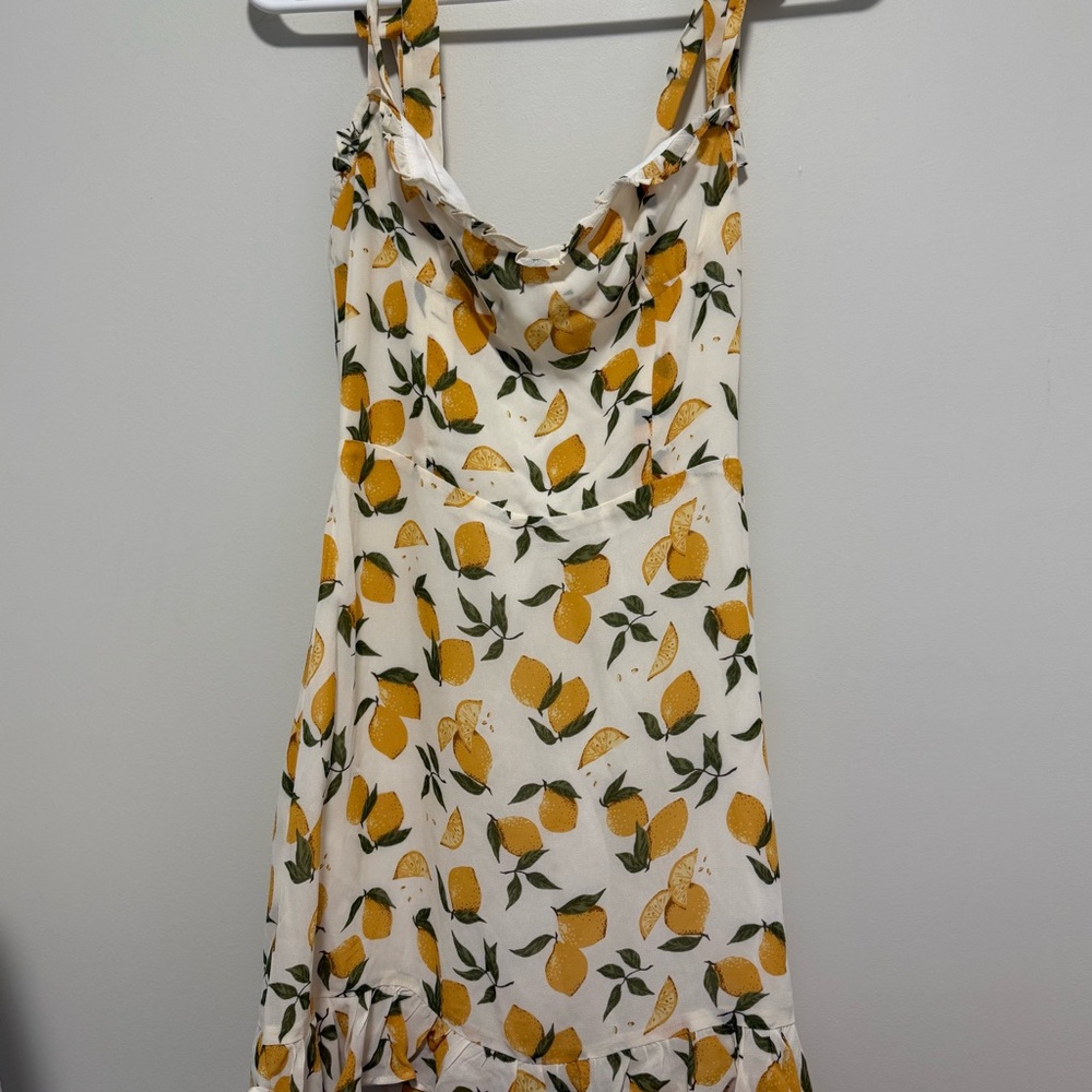 Lemon Print Sundress
